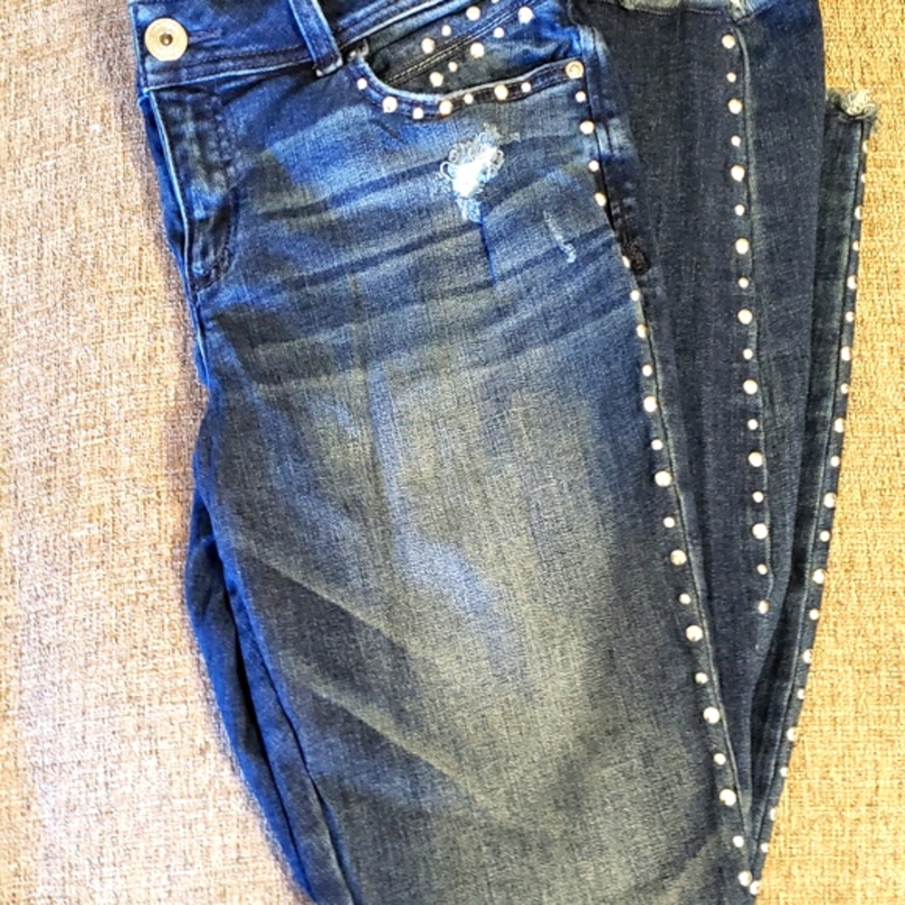 INC Studded Skinny Leg Women Jeans